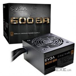 EVGA Power Supply 100-BR-0600-K1 600 BR 600W 80+BRONZE 12V PCI Express 120mm Long SleeveBearing Reta