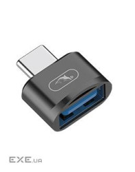 Перехідник SkyDolphin OT05 Mini USB Type-C - USB (M/F) Black (SDADPT-00029)