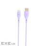 Кабель SkyDolphin S22T Soft Silicone USB - USB Type-C (M/M), 1 м , Violet (SDUSB-000603)