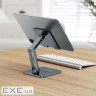 Підставка для планшета BASEUS Desktop Biaxial Foldable Metal Stand Gray (LUSZ000113)