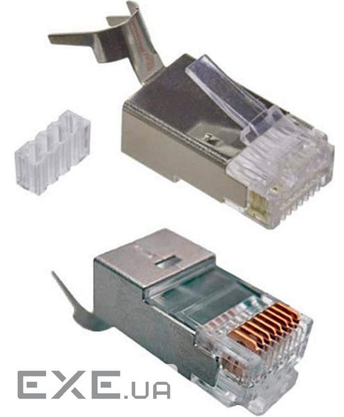 Конектор RJ45 cat.7 STP 8P8C 50шт/пак Kingda (KD-PG8027/50) (KD-PG8027/50шт)