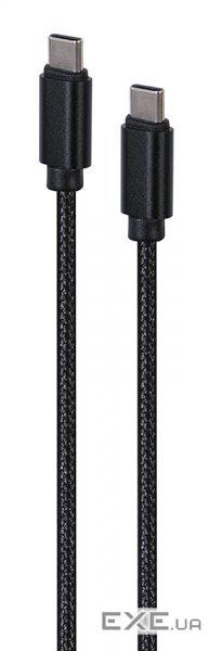 Кабель CABLEXPERT USB 2.0 Type-C to Type-C PD 60W 1.8м Black (CCDB-MUSB2B-CMCM-6)
