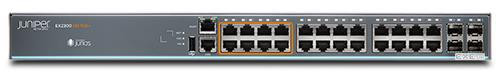 Комутатори Juniper EX2300 Class Multi-Gig 32x1G, 16x1G/2.5G copper ports PoE+, 6x1/10G (EX2300-24MP)