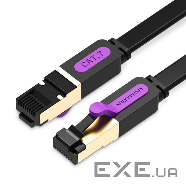 Патч корд Vention CAT7 SSTP Ethernet, 3 m, Black (ICABI)