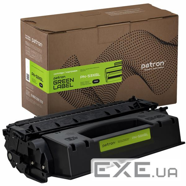 Картридж Patron HP Q7553X GREEN Label (PN-53XGL)