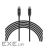 Дата кабель USB-C to USB-C 2.0m USB 3.1 Gen2 240W (50V/5A) Choetech (XCC-1036)