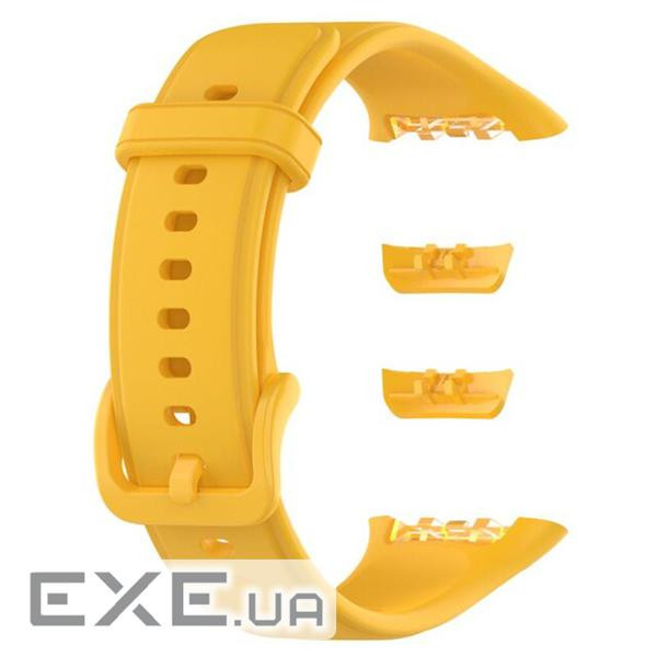 Силіконовий ремінець BeCover для Oppo Band 2 Yellow (709483)