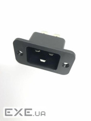 Роз"єм IEC(C20)-конектор,панельний,чорний (62.09.8457-1) (62.09.8457-1)