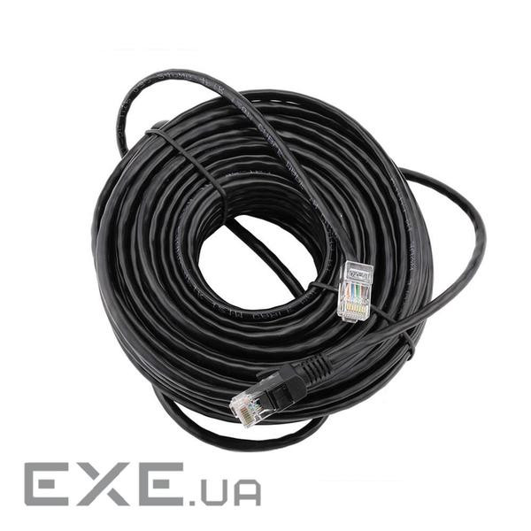 Патч-корд литий RITAR, CCA, UTP, RJ45, Cat.5e, 30m, чорний Q100 (PCR-CCA/30B_Q100)