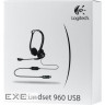 Навушники Logitech PC 960 Stereo Headset USB (981-000100)