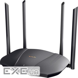 Бездротовий маршрутизатор Tenda TX12 (AX3000, 1xGE WAN, 2xGE LAN, Beamforming, MU-MIMO 4 зовнішніх ан
