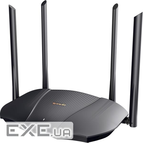 Бездротовий маршрутизатор Tenda TX12 (AX3000, 1xGE WAN, 2xGE LAN, Beamforming, MU-MIMO 4 зовнішніх ан