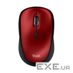 Миша Trust Yvi+ Silent Eco Wireless Red (24550)