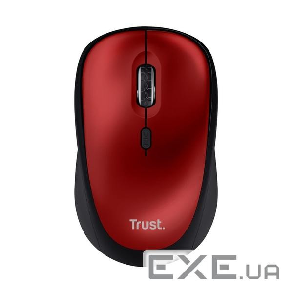 Миша Trust Yvi+ Silent Eco Wireless Red (24550)
