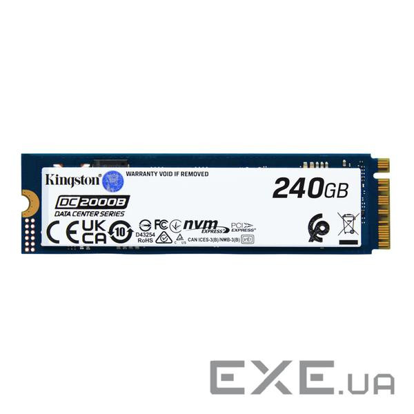 Накопичувач SSD KINGSTON DC2000B 240GB M.2 NVMe (SEDC2000BM8/240G)