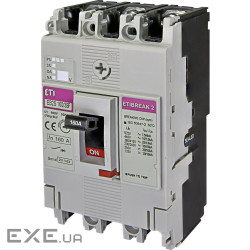 Автоматический выключатель ETI EB2S 160/3SF 160A 3p (25 kA) (4671837)