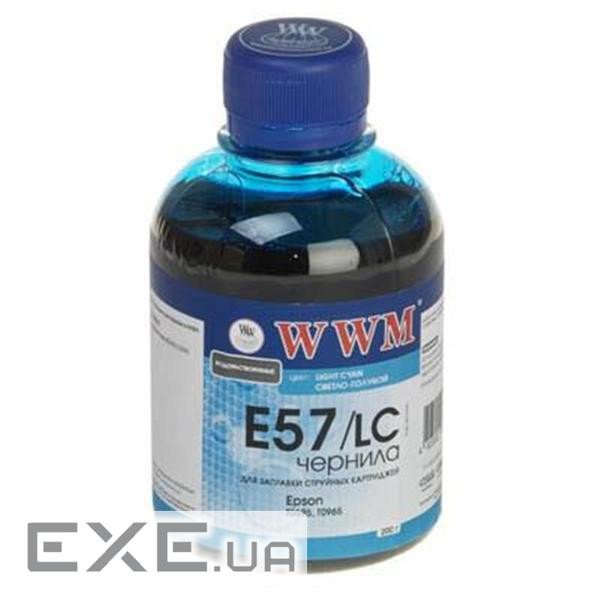 Чорнило WWM EPSON R2400/2880Light Cyan (E57/LC)