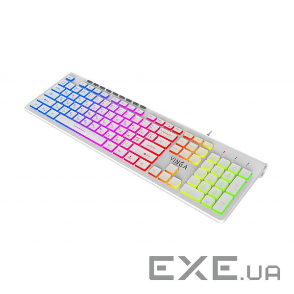 Клавіатура Vinga KB-460 White