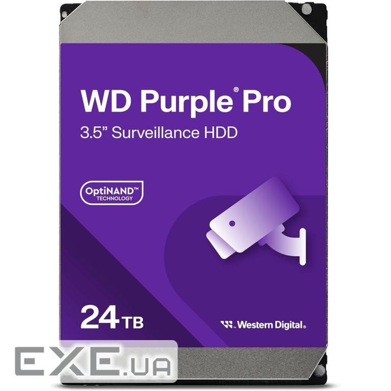 Жорсткий диск 3.5" 24TB WD (WD240PURP)