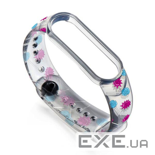 Ремінець для фітнес браслета Armorstandart RM для Xiaomi Mi Band 7/6/5 Candy Transparent (ARM59268)