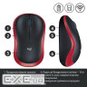 Мишка Logitech M185 red (910-002240)