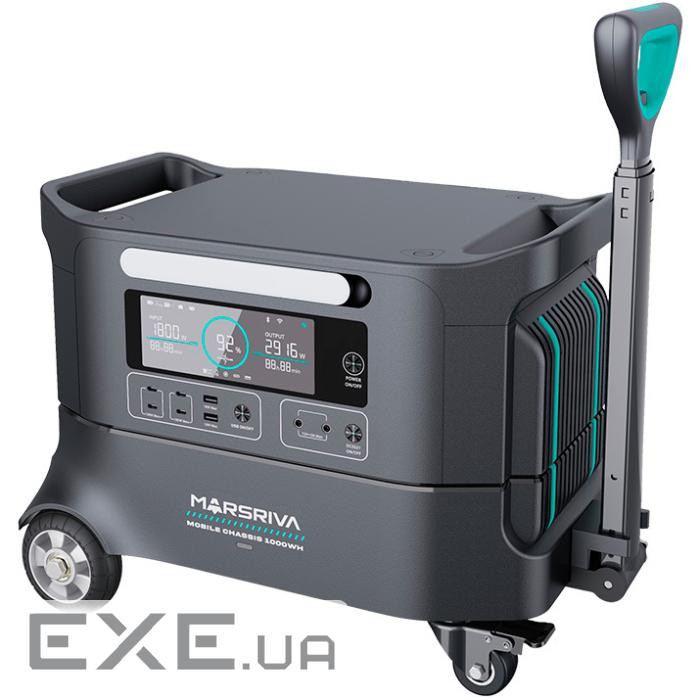 Marsriva HES20 модульна зарядна станція з базою 2200 Вт 2074Вт/г, 4xAC USB-C, UPS, (HES20_MARSRIVA)