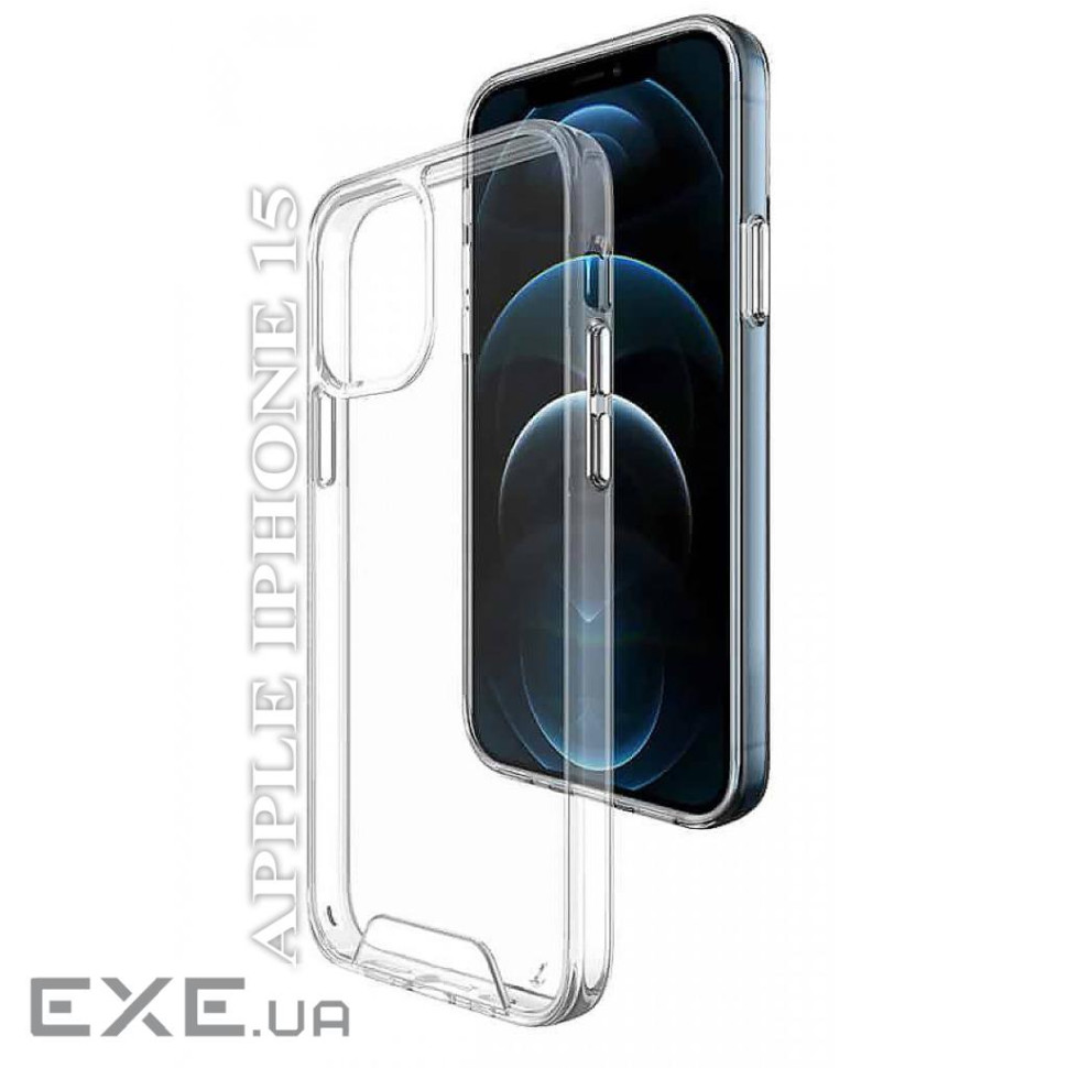 Чохол до мобільного телефона BeCover Space Case Apple iPhone 15 Transparancy (709936)