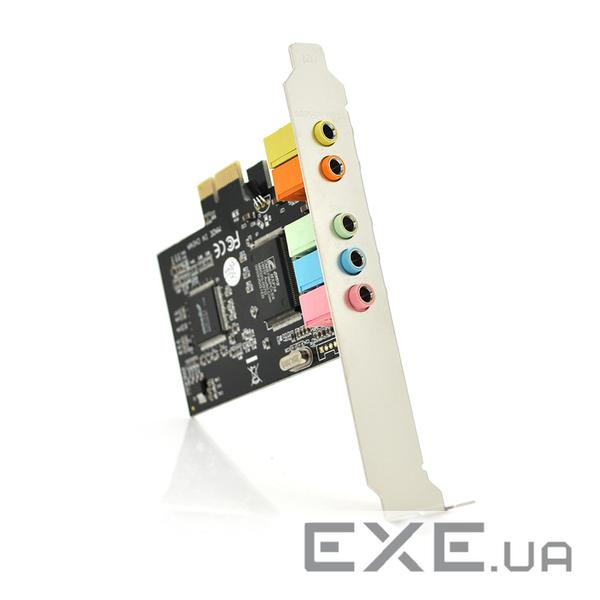 Звукова карта PCI-E - 5.1CH, 3D 4.1, Windows 98 / Windows2000 / XP / NT win7 (YT-SC-PCI-E - 5.1CH)