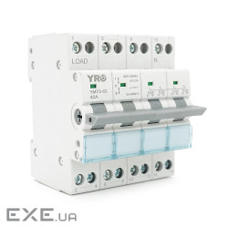 Модульний перекидний автомат трипозиційний (перекидний автомат) YRO YMTS-63-I, 4P (YMTS-63-I 4P 40A)