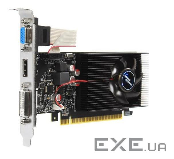 Відеокарта GeForce GT610, Golden Memory, 1Gb GDDR3, 64-bit, VGA/DVI/HDMI, 810/ (GT610D31G64BIT_BULK)