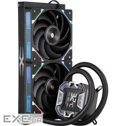 Система водяного охлаждения 1stPlayer X-240E Black, Intel: 1851/1700/2011/115X, AMD: AM5 (X-240E-BK)