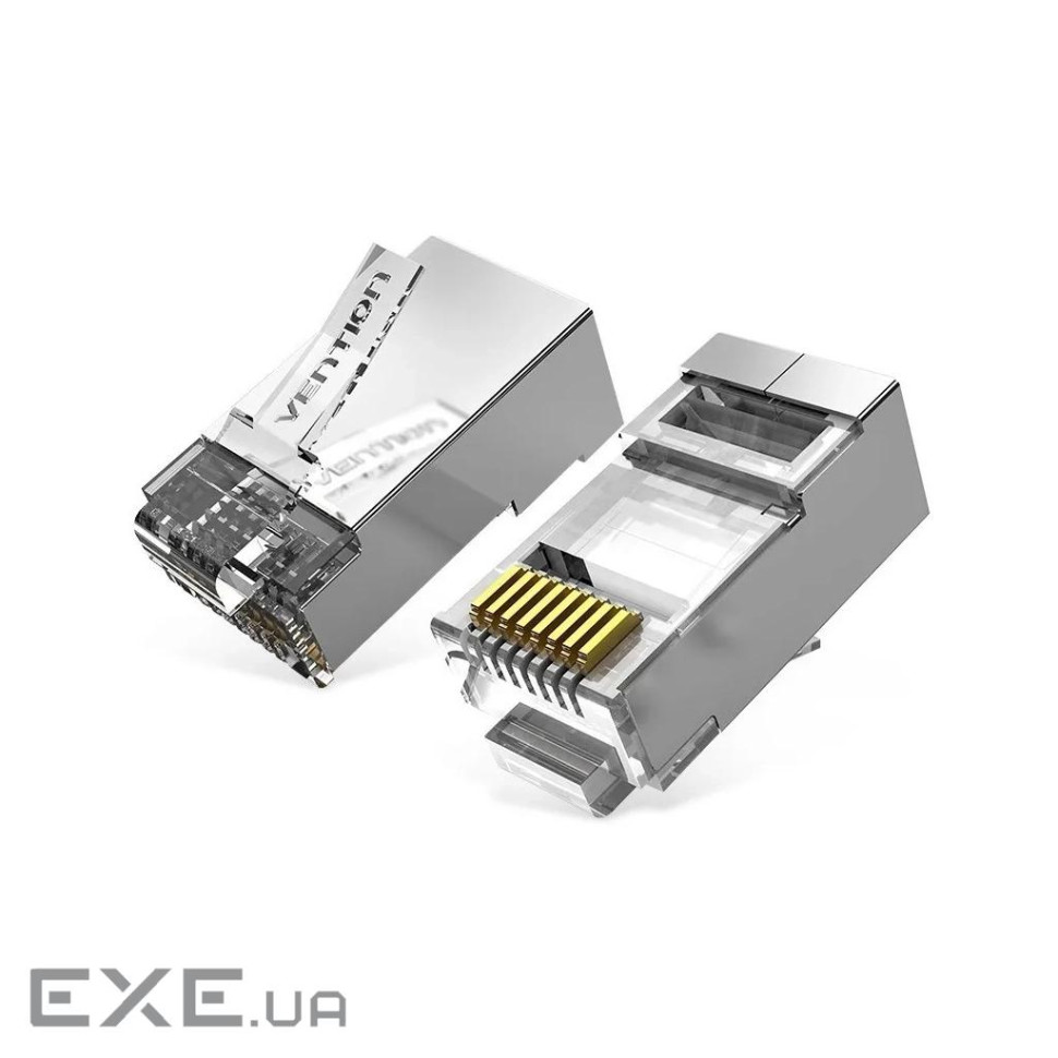 Конектор RJ45 FTP Cat.6 Modular 10 шт. Vention (IDFR0-10)