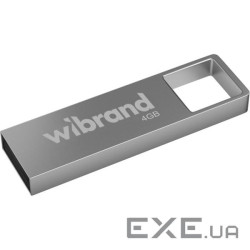 Флешка WIBRAND Shark 4GB USB2.0 Silver (WI2.0/SH4U4S)
