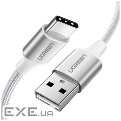 Дата кабель USB 2.0 AM to USB-C 2.0m 3.0A 18W US288 White Ugreen (60133)