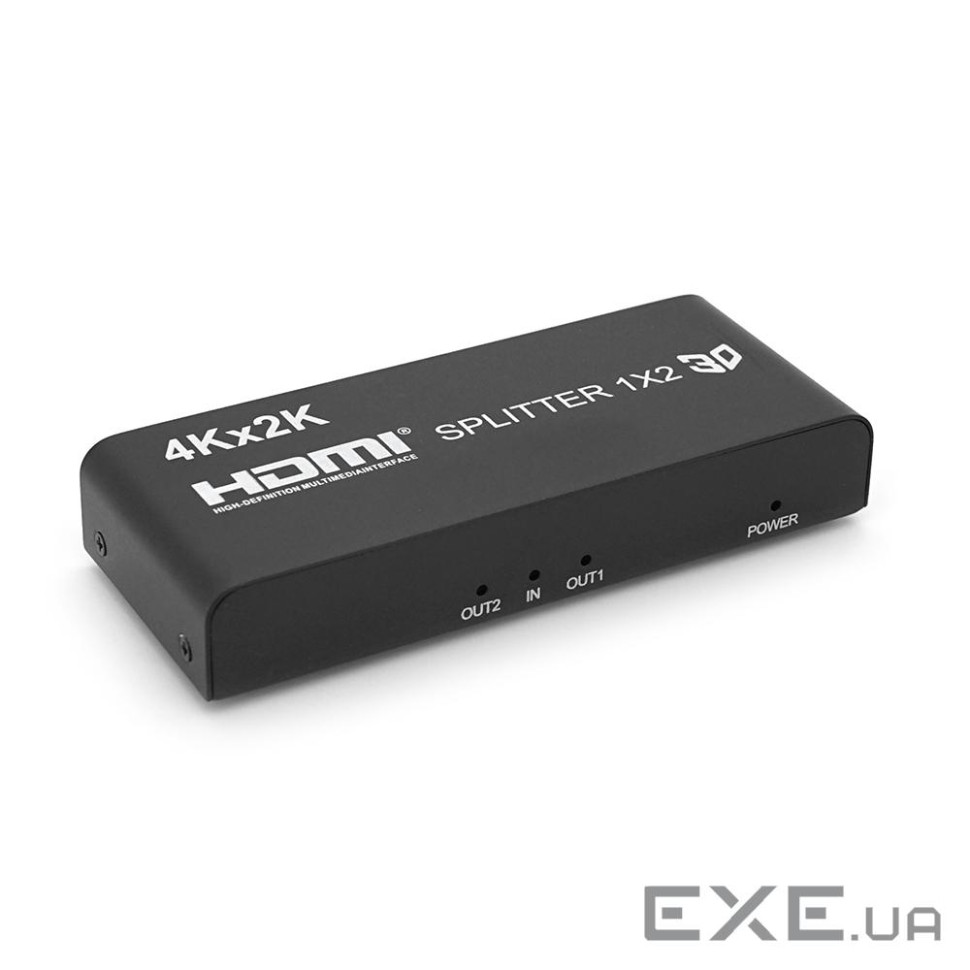 Активний HDMI сплітер 1=>2 порти, 4K, 2K, 3D, 1080Р, 1,4 версія, D (YT-S- (YT-S-HDMI1=>2-4KM)