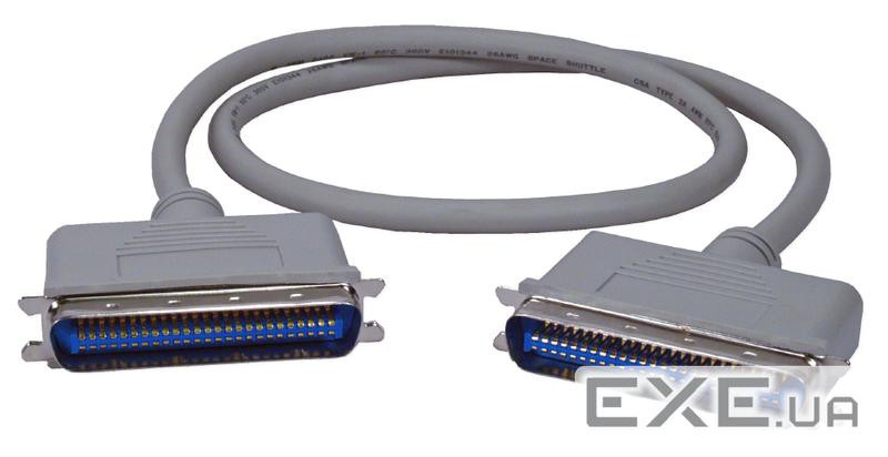 Кабель накопичувача SCSI,Centronics50 M/M D=11.0mm 1.0m,асфальт (11.00.8710-1)