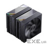 Процесорний кулер JONSBO CA90 Black (120mm/4pin/1800RPM/32.6Dba/6 тепл. трубки)