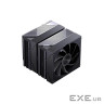 Процесорний кулер JONSBO CA90 Black (120mm/4pin/1800RPM/32.6Dba/6 тепл. трубки)
