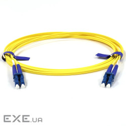 Патчкорд LC/UPC-LC/UPC SM 0.5м Duplex Slim (UPC-0.5LCLC(SM)D(ON)S)