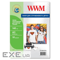 Папір WWM A3 Termotransfers/White (TL140.A3.10)