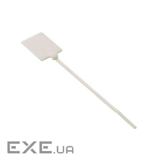 Стяжка 130х2,5мм с пл под марк,20,6х28мм (100шт/пак) (PLF1MA-C)