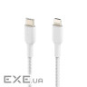Дата кабель USB-C to Lightning 2.0m white Belkin (CAA004BT2MWH)
