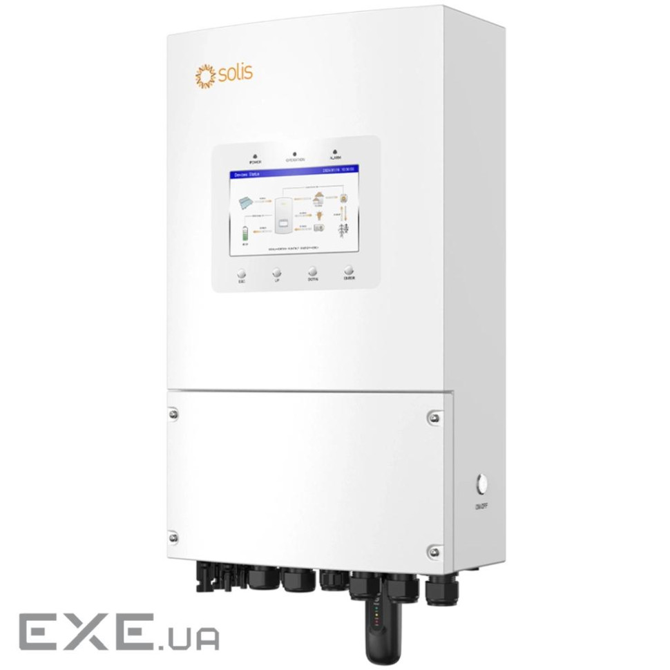 Сонячний інвертор Solis S6 6kW (S6-EH1P6K-L-PLUS)