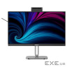 Монiтор TFT PHILIPS 23.8" 24B2U4301H/00 IPS 120Hz HDMI DP USB-C Pivot USB WebCam RJ45