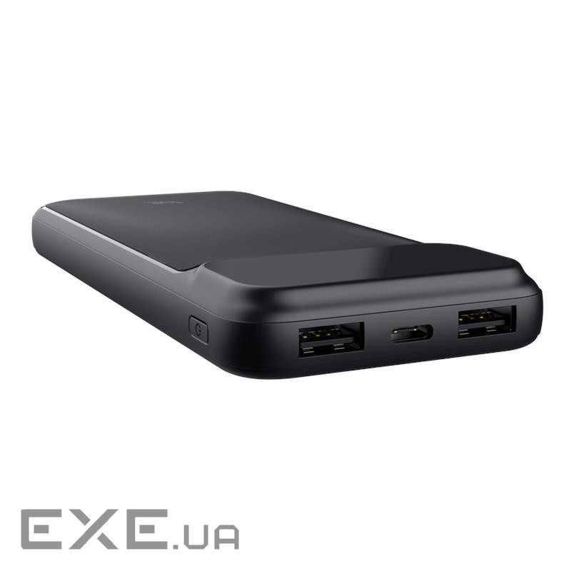 Акумулятор портативний літій-іонний power bank Trust Avala, 10000мА·,год, 2хUSB-A/USB-C, (25882)