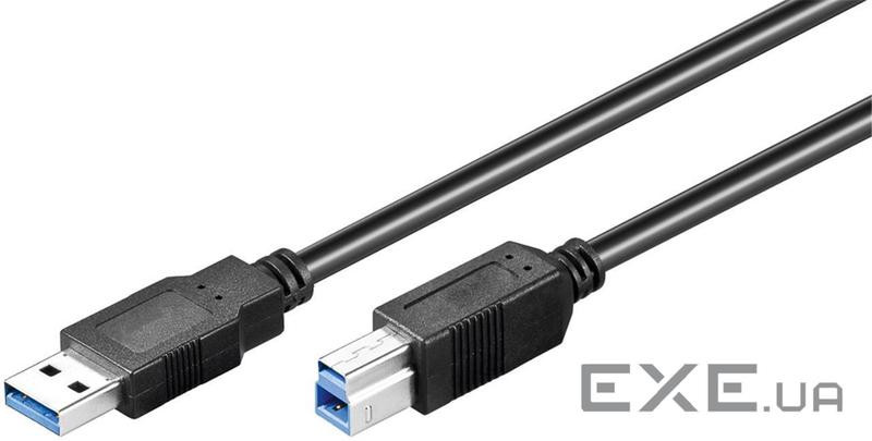 Кабель Goobay USB3.0 A-B M/M 5.0m,2xShielded AWG28 Cu UL-Certif. (75.09.6119-1)