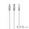 Патч корд Cablexpert 0.5м UTP, Серый, 0.5 м, 5е cat. (PP12-0.5M)