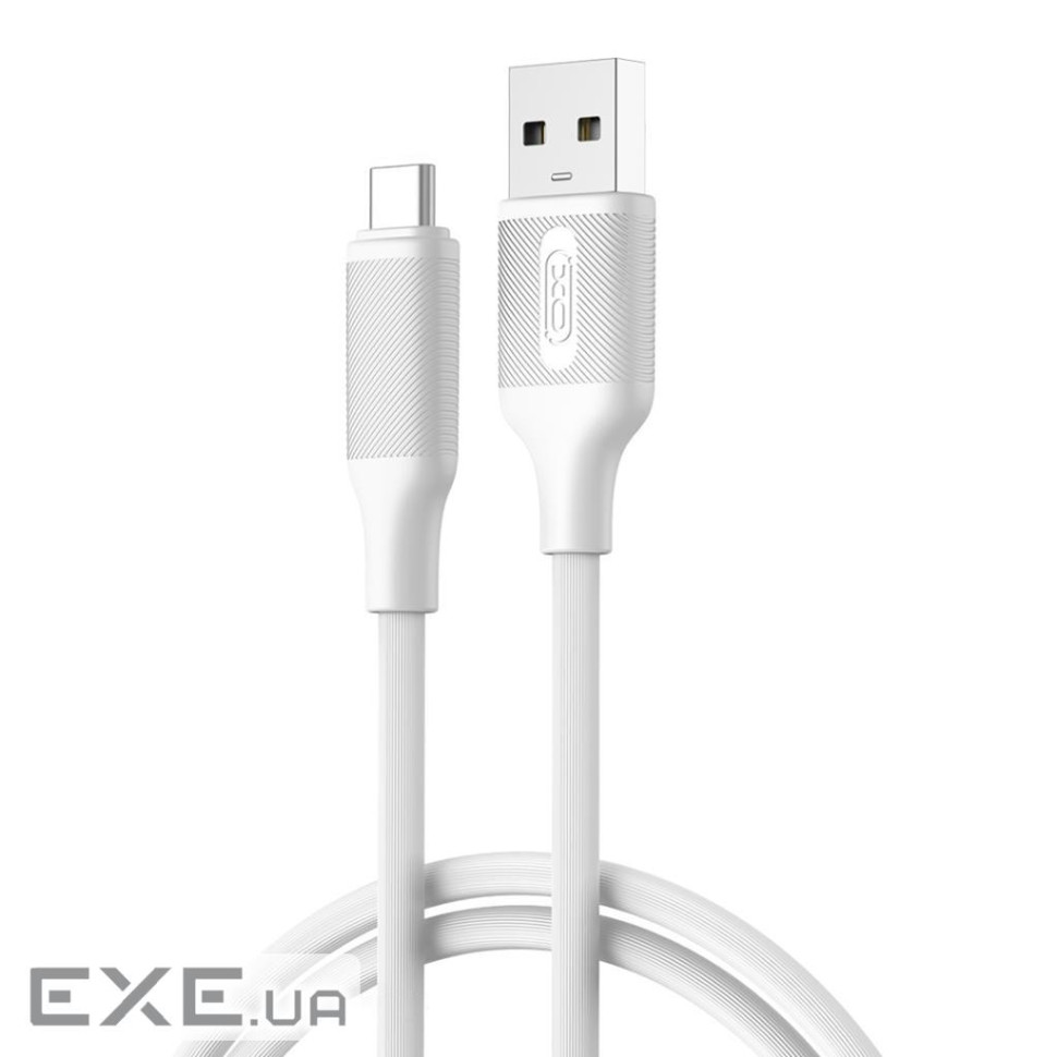 Кабель XO USB - USB Type-C (M/M), 3А, 60W, 1 м, White (NB265-AC.white)