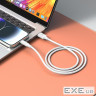 Кабель XO USB - USB Type-C (M/M), 3А, 60W, 1 м, White (NB265-AC.white)