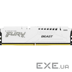 Модуль пам'яті KINGSTON FURY Beast EXPO White DDR5 6400MHz 32GB (KF564C32BWE-32)